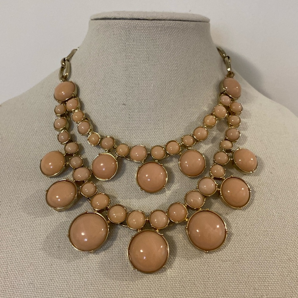 Pink Talbots Bubble Statement Necklace - image 1